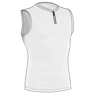 Moldes de confeccion para HOMBRES Remeras Musculosa 9573